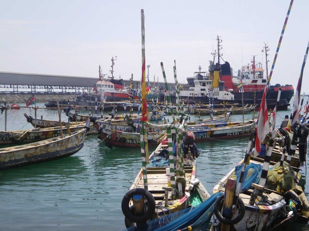 Port de pêche à Lomé - Togo
