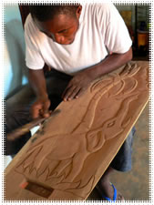 Togo Artisanat Sculpture sur bois