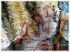 Les peintures rupestres de Namoudjoga & Sogou - Dapaong - Togo