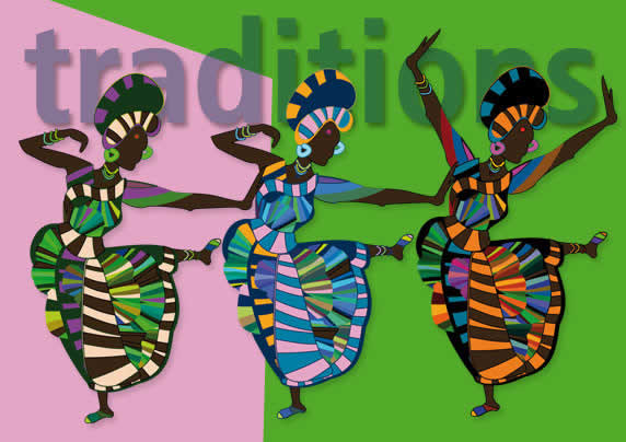 Dzawuwu-za (Fête des moissons des Ewé de Kloto)- Togo