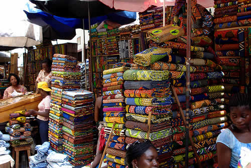 Nana Benz - Grand marché de Lomé - Togo